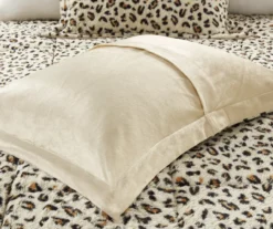 Marselle Brown & Black Leopard Print Faux Fur King 4-Piece Comforter Set -Northlight Sales Store 810598172 810598173 6