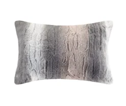 Marselle Blush & Gray Stripe Faux Fur King 4-Piece Comforter Set 14 Marselle Blush & Gray Stripe Faux Fur King 4-Piece Comforter Set -Northlight Sales Store 810598176 810598177 4