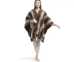 Marselle Faux Fur Heated Wrap, (50" X 64") -Northlight Sales Store 810598188 3