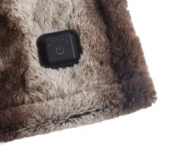 Marselle Faux Fur Heated Wrap, (50" X 64") -Northlight Sales Store 810598188 5