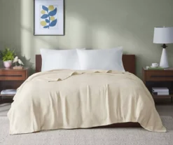 Freshspun Basketweave-Texture Cotton Blanket -Northlight Sales Store 810598192 810598193 810598194 1