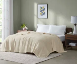 Freshspun Basketweave-Texture Cotton Blanket -Northlight Sales Store 810598192 810598193 810598194 2