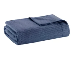 Textured-Knit Egyptian Cotton Blanket -Northlight Sales Store 810598201 810598202 810598203 2