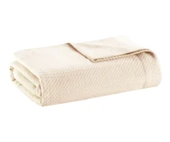 Textured-Knit Egyptian Cotton Blanket -Northlight Sales Store 810598213 810598214 810598215 2