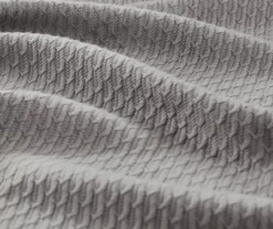 Textured-Knit Egyptian Cotton Blanket -Northlight Sales Store 810598219 810598220 810598221 3