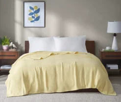 Freshspun Basketweave-Texture Cotton Blanket -Northlight Sales Store 810598246 810598247 810598248 1