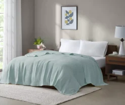 Freshspun Basketweave-Texture Cotton Blanket -Northlight Sales Store 810598255 810598256 810598257 2