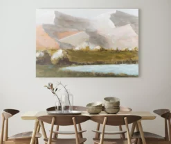 In The Mountains Textured Wrapped Canvas -Northlight Sales Store 810598475 B0 3