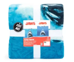 Jaws Blue Poster Fleece Throw, (46" X 60") -Northlight Sales Store 810601853 P0