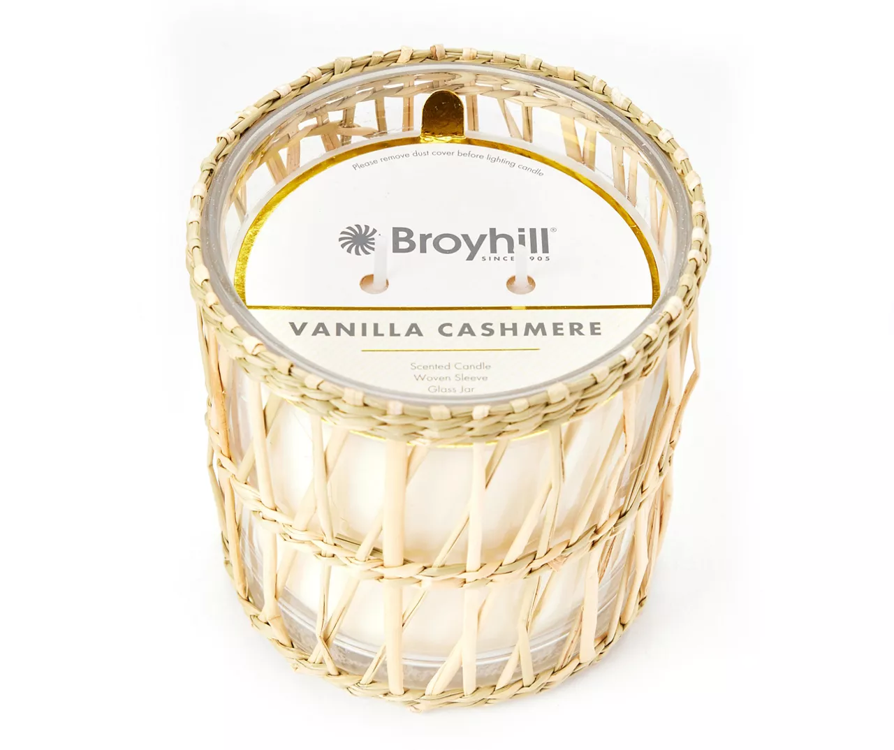 Wild Sedona Vanilla Cashmere 2-Wick Seagrass Sleeve Candle, 14 Oz. 3 Wild Sedona Vanilla Cashmere 2-Wick Seagrass Sleeve Candle, 14 Oz.