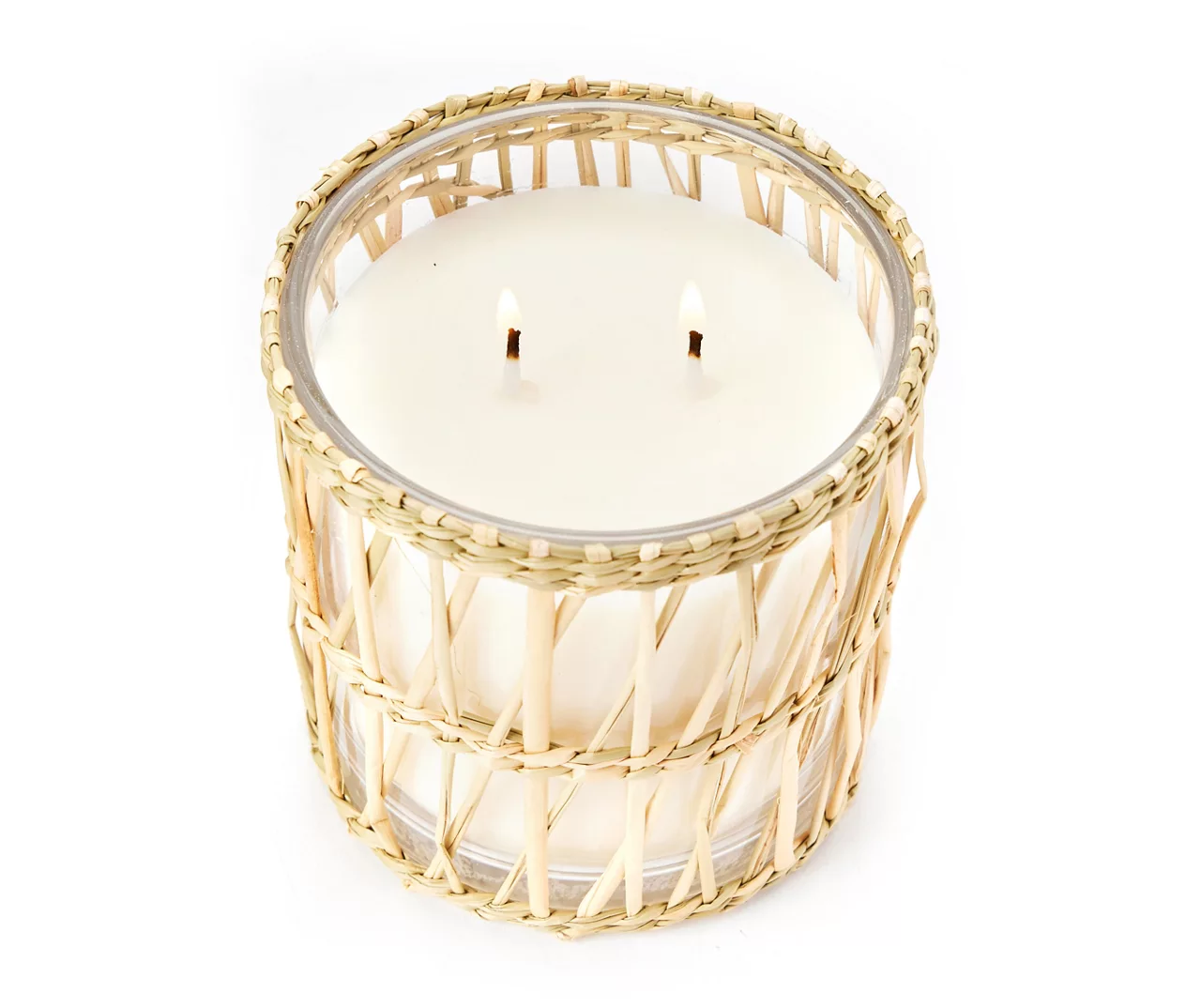 Wild Sedona Vanilla Cashmere 2-Wick Seagrass Sleeve Candle, 14 Oz. 4 Wild Sedona Vanilla Cashmere 2-Wick Seagrass Sleeve Candle, 14 Oz. - Image 2