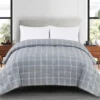 Bargain Bungalow Gray & White Plaid Comforter 1 Bargain Bungalow Gray & White Plaid Comforter -Northlight Sales Store 810602940 810602938 A0 1