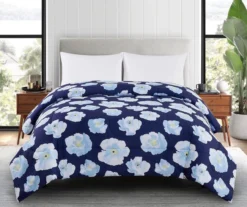 Bargain Bungalow Navy & Blue Poppy Comforter