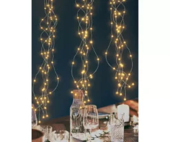 Warm White 120-LED Waterfall Indoor/Outdoor Fairy Lights -Northlight Sales Store 810603435 B0 2