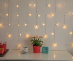 Warm White Butterfly Charm 10-Strand LED Curtain Lights -Northlight Sales Store 810603463 B0 2