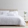 Birch White Crinkle Texture King 6-Piece Comforter Set
