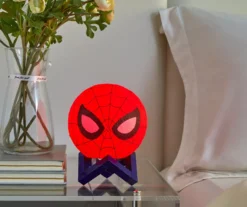 Marvel Red & Blue Spider-Man Moon Lamp -Northlight Sales Store 810603610 B0 2