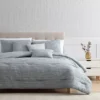 Birch Sage Gray Crinkle Texture King 6-Piece Comforter Set -Northlight Sales Store 810603703 A0