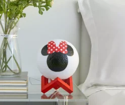 Disney Red Minnie Mouse Silhouette Multi-Color Moon Lamp -Northlight Sales Store 810603742 B0 2