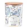 Almond Biscotti 2-Wick Floral Glass Candle, 16 Oz. -Northlight Sales Store 810604228 A0 1