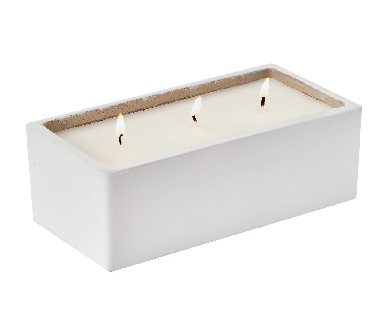 Blooming Magnolia & Lily 3-Wick Cement Candle, 14 Oz. 4 Blooming Magnolia & Lily 3-Wick Cement Candle, 14 Oz. - Image 2