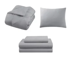 Diamond-Quilted Twin 5-Piece Comforter Set -Northlight Sales Store 810605025 A7 2