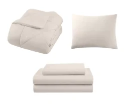 Diamond-Quilted Twin 5-Piece Comforter Set -Northlight Sales Store 810605028 A7 2