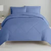 Country Blue Diamond-Quilted King 7-Piece Comforter Set -Northlight Sales Store 810605047 A0 1