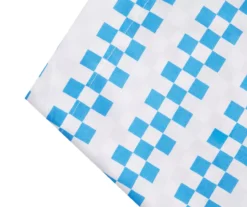 Euphoric Expression White & Blue Checkerboard Queen 4-Piece Sheet Set -Northlight Sales Store 810609050 810609049 810609046 810609045 A8 1
