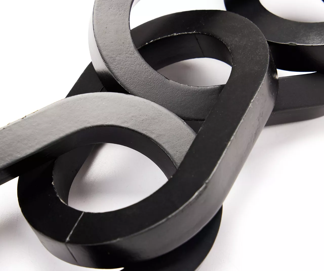 Black Wood Link Chain Tabletop Decor 4 Black Wood Link Chain Tabletop Decor - Image 2