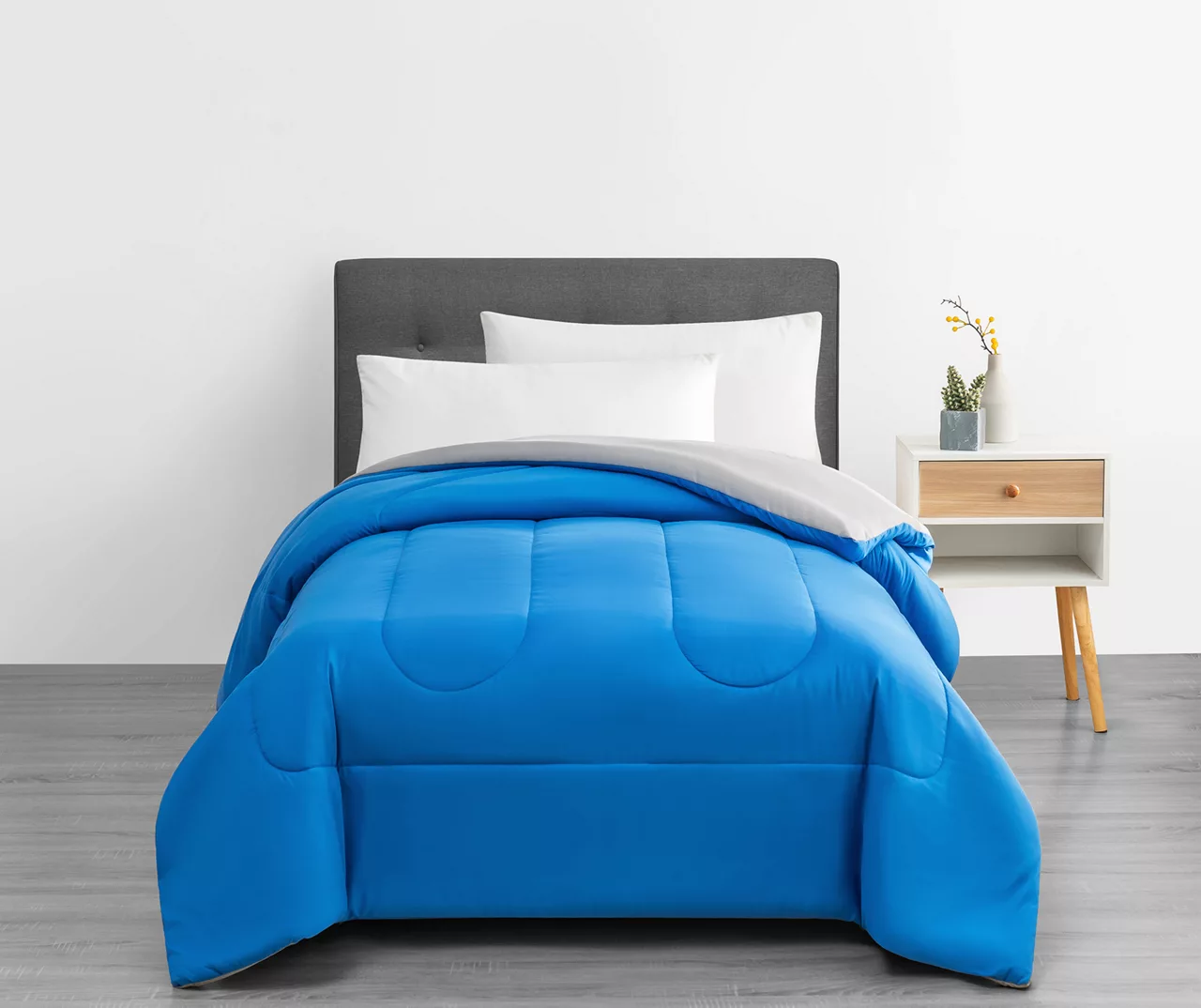 Euphoric Expression Blue Reversible King Comforter 3 Euphoric Expression Blue Reversible King Comforter