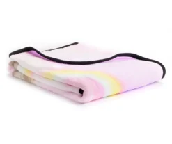 Purple & Pink Unicorn Raschel Throw, (50" X 60") -Northlight Sales Store 810609842 A8 2
