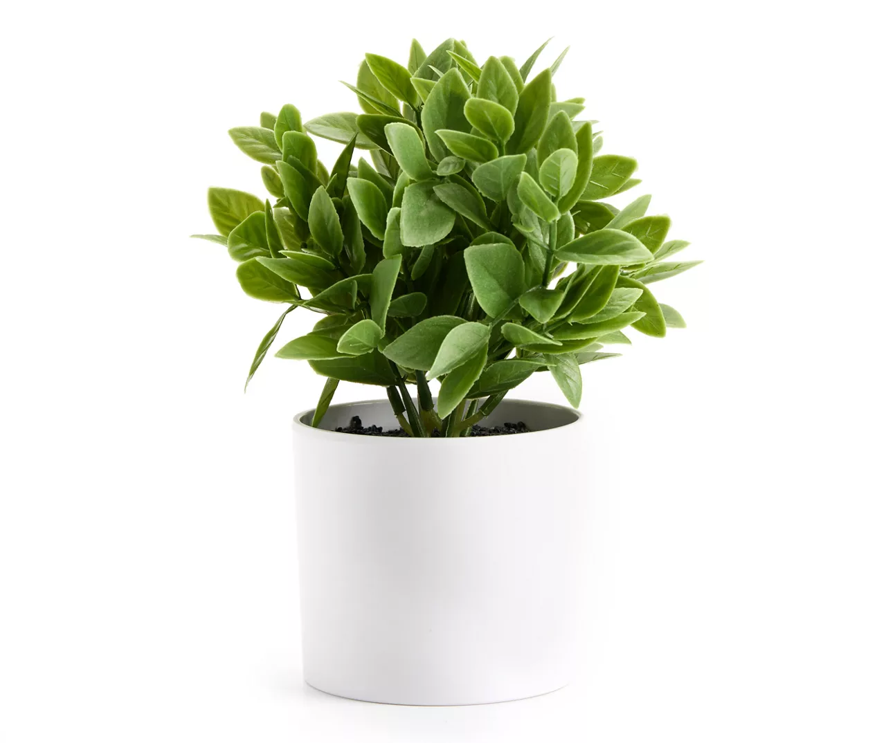 Artificial Greenery In White Ceramic Pot 3 Artificial Greenery In White Ceramic Pot