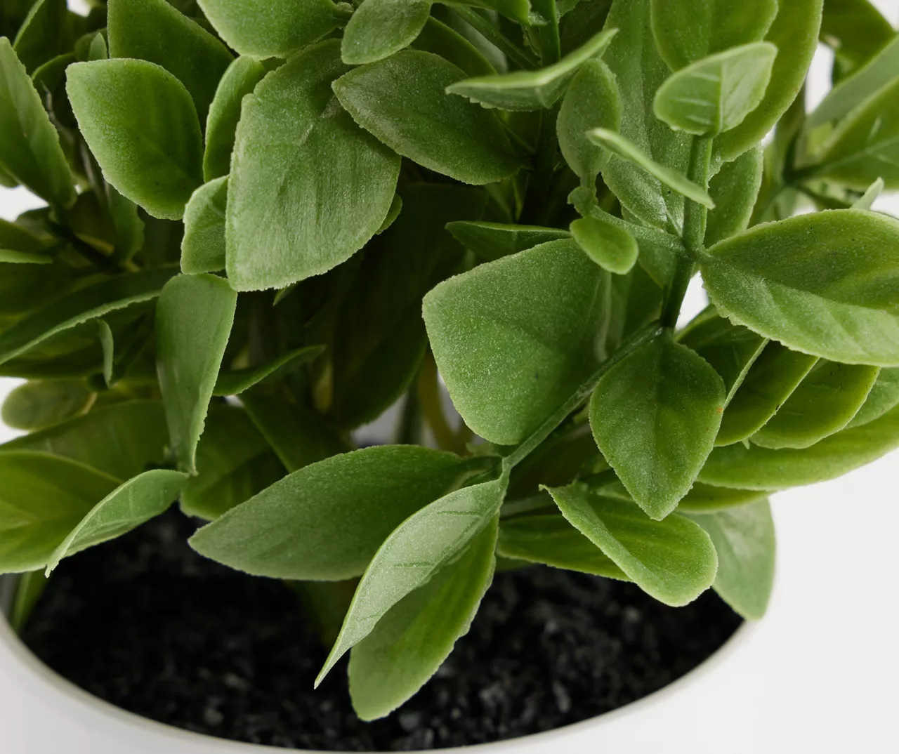 Artificial Greenery In White Ceramic Pot 4 Artificial Greenery In White Ceramic Pot - Image 2