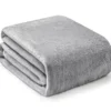 Gray Queen/King Plush Velvet Blanket -Northlight Sales Store 810610368 810609899 A0 1 1