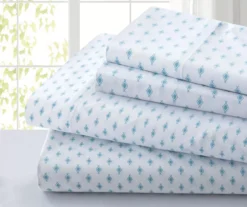 White & Blue Geo Tiles Sheet Set -Northlight Sales Store 810610462 A0 1