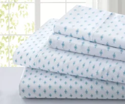 White & Blue Geo Tiles Sheet Set -Northlight Sales Store 810610463 A0 1