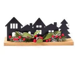 Santa's Workshop Black Metal House 4-Tier LED Votive Candle Holder 6 Santa's Workshop Black Metal House 4-Tier LED Votive Candle Holder -Northlight Sales Store 810613452 A0 3