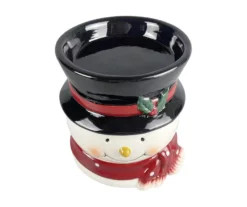 Santa's Workshop Snowman Ceramic Candle Holder -Northlight Sales Store 810615081 A4