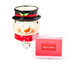 Snowman Plug-In Wax Warmer With Santa's Cookies Wax Melts -Northlight Sales Store 810615490 A0 2
