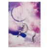 Purple Crescent Unicorn Fleece Raschel Throw, (50" X 60") -Northlight Sales Store 810616378 A0 1