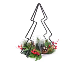 Metal Tree & Greenery LED Candle Holder -Northlight Sales Store 810616512 A0 1
