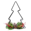 Metal Tree & Greenery LED Candle Holder