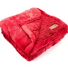 Red Box Quilt Sherpa Throw, (50" X 60") -Northlight Sales Store 810617280 A0 2