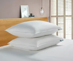 Serta White Medium-Firm Cotton-Down Pillow, 2-Pack