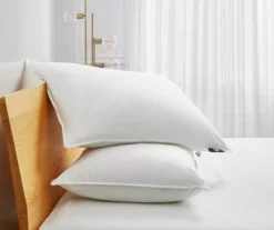 Serta White Medium-Firm Cotton-Down Pillow, 2-Pack -Northlight Sales Store 810617375 A8 3