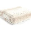 Tan & Cream Animal Spot Print Faux Fur Throw, (50" X 60") -Northlight Sales Store 810617418 A0 1