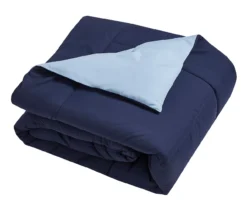 Down-Alternative Box-Quilt Reversible Comforter -Northlight Sales Store 810617461 A8 2