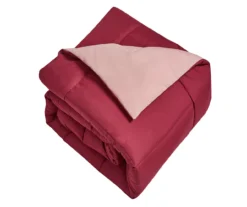 Down-Alternative Box-Quilt Reversible Comforter -Northlight Sales Store 810617474 A8 2