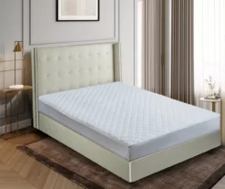 White Dot Scallop-Quilt 350-Thread Count Waterpoof Mattress Pad 29 White Dot Scallop-Quilt 350-Thread Count Waterpoof Mattress Pad -Northlight Sales Store 810617479 A0 1